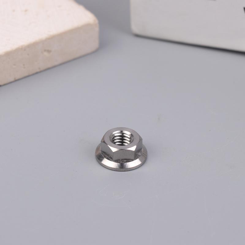 1 Pcs Motorcycles Titanium Hex Flange Hexagon Nuts M5 M6 M8 M9 M10 M12 For Motorcycles And Motorbikes