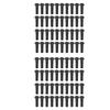 80pcs   Spoke Hats Iron 14mm Mountain Road Cycling Spoke Nipples for 14G Spoke Wire