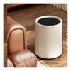 Trash Can, Large Capacity, Wheeled, Living Room, Bedroom, Cream Tan White No Wheels