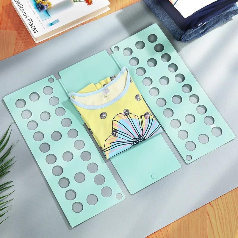 Cross-Border Lazy Folding Clothes Board Children's Small Size Foldable Storage Clothes T-Shirt Home Use Fold Clothes Tool