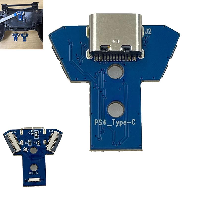 1 Set Universal For Ps4 Controller 040 050 055 Diy Accessories For Dualshock 4 Usb Type C Charging Board Mod