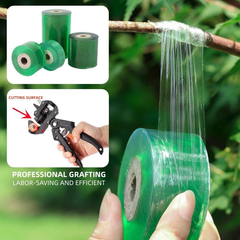 100m in Length Width 20/30mm Stretchable Self-adhesive PE Grafting Tape Film and Multi-functional Gardening Plant Seedling Pruning Shear
