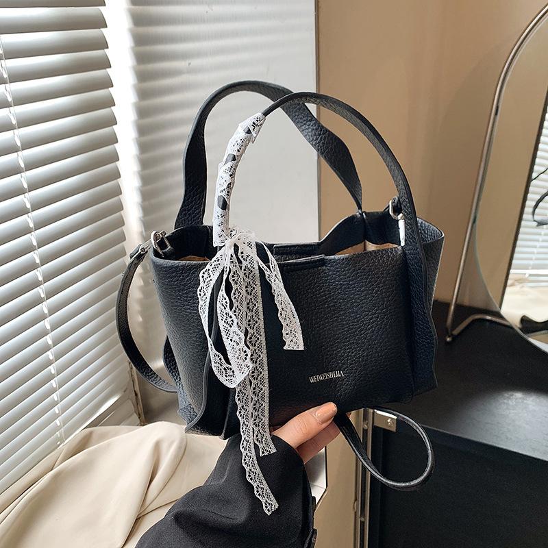 Bag women's 2025 new popular fashion hand bag high-quality texture shoulder crossbody bucket bag