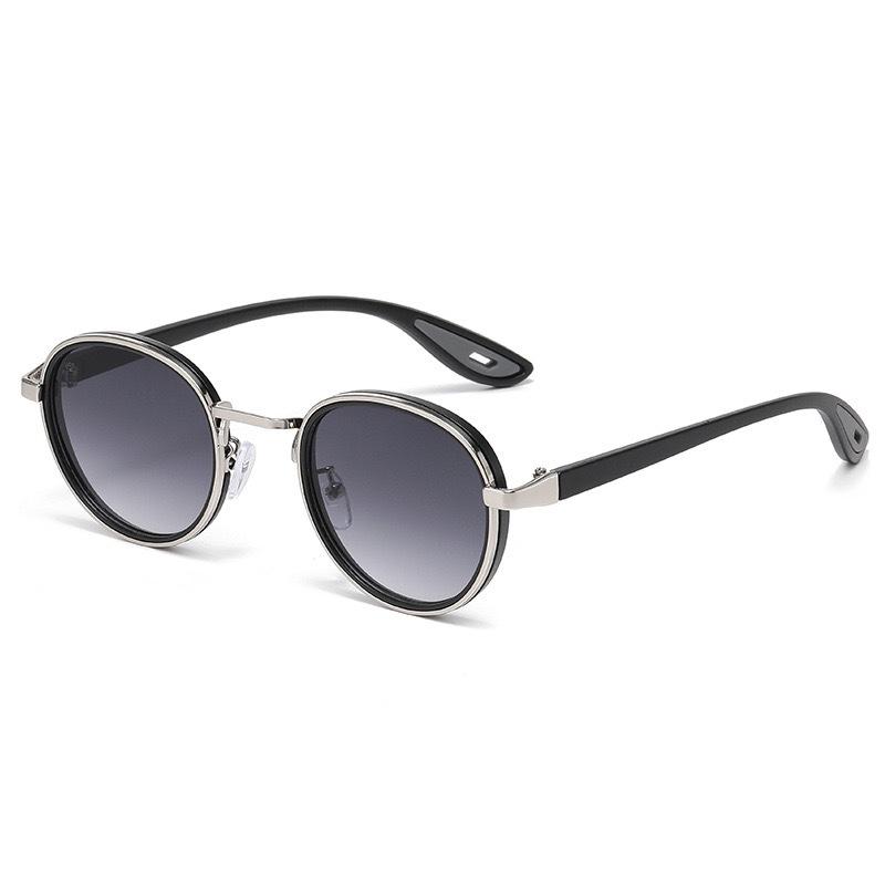 Metal Frame Small Round Sun Glasses with Minus Diopters 0 To -4.0 Women's Men's Stylish Eyewear Shades UV400 Driving Shades