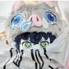 20cm Stuffed Anime Demon Slayer Hashibira Inosuke Figure Cosplay Cotton Doll Body Playthings Cute Gifts For Children Birthday Surprise