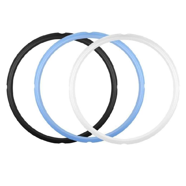 3 Pack Silicone Sealing Rings Easy to Install Sealing Set Pressure Cooker Parts 1