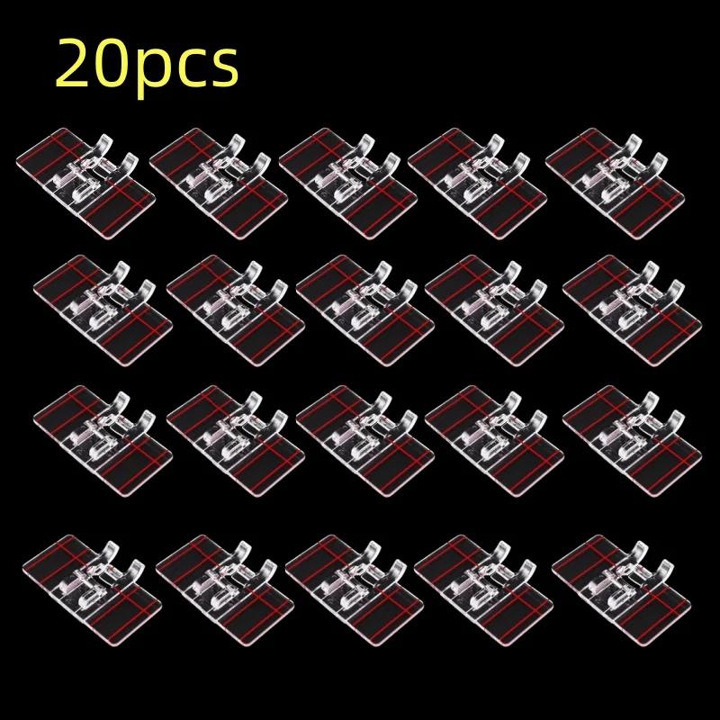 Plastic Clear Parallel Stitch tool Foot Presser Guide Foot Domestic Sewing Machine accessories