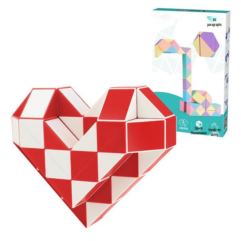 Macaron Magic Cube Set: 24, 36, 48, 60, 72 Sections - Children's Educational Toy Ruler