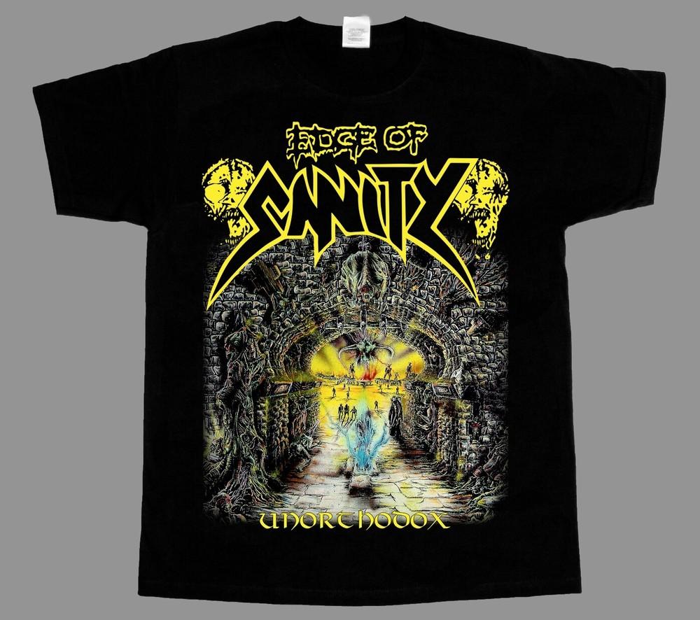 Edge of sanity unorthodox new black shortlong sleeve tshirt s5xl M