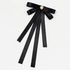 Fashion Black Bowknot Brooches Women Shirt Collar Pins Wedding Party Necktie Jewelry Accessories