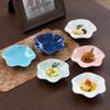 Retro Japanese Ceramic Dipping Dish for Home Decor, Snacks, Sushi, and Seasoning.