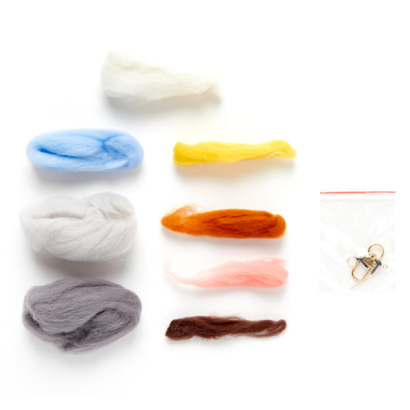 Wool Felt Keychain Pajama Penguin (16013349)