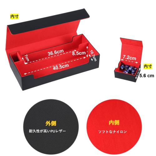 Deck Case, Trading Card Case, Card Case, Pre-owned Damage Counter Storage Case, Top Loader Storage, "Compatible with Yu-Gi-Oh!, Pokemon, MTG, and Vari