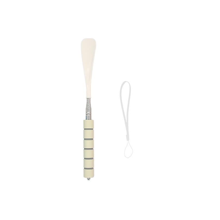 6-Color Stainless Steel Long Handle Retractable Shoehorn - Home Use Shoe-Wearing Tool