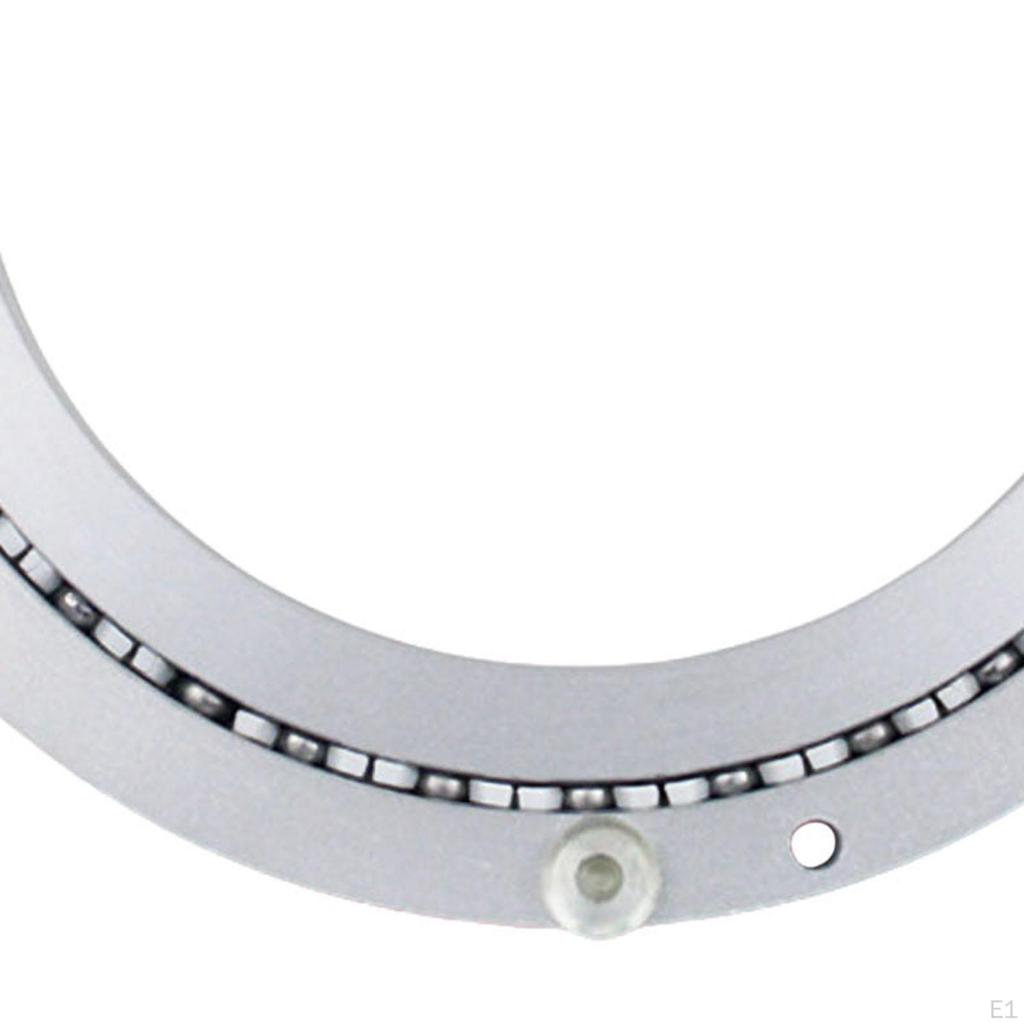 Turntable Bearing Plate Heavy Duty Versatile Simple Setup AntiSlip 40cm Hardware Aluminum Alloy for