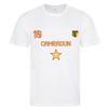 Ensemble Foot Enfant inspiré Cameroun - Maillot Blanc et Short Vert - - Blanc