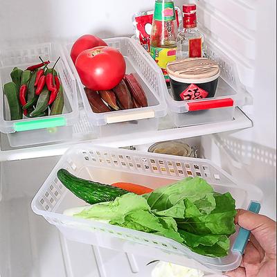 2PCS Japanese-style Refrigerator Plastic Storage Basket