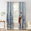 Christmas Snowflakes Retro Koala Blackout Curtains For Living Room Bedroom Window Treatment Blinds Drapes
