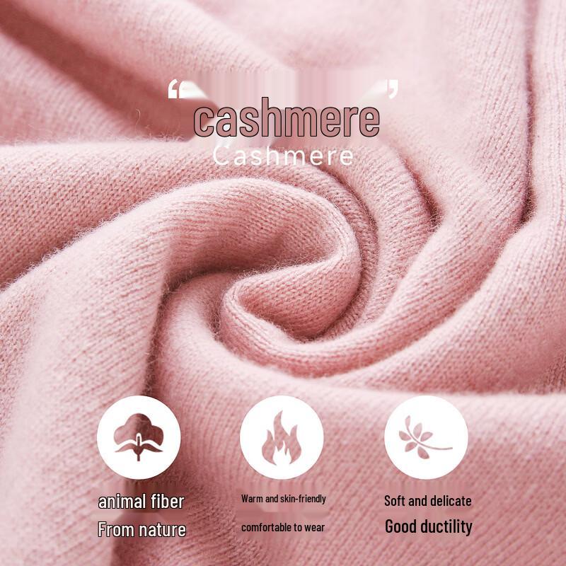 Zhaojun Women's High-Neck Cashmere Sweater