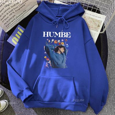 Herrenkleidung Humbe Blumen Grafik Sweatshirts Winter Lässig Unisex Streetwear Moletom Langarm Bequem