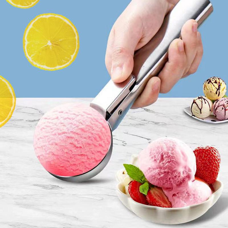 Stainless Steel Ice Cream Scoop And Scooping Tool, Multi-Functional Ice Cream Scoop And Scooping Tool, Ice Cream And Fruit Scoop