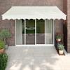 Retractable Cream Awnings 3x2.5 m Fabric and Aluminum
