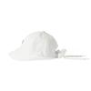 Monseuteoji Ribbon Wide Ball Cap White Mc24Rbw-189