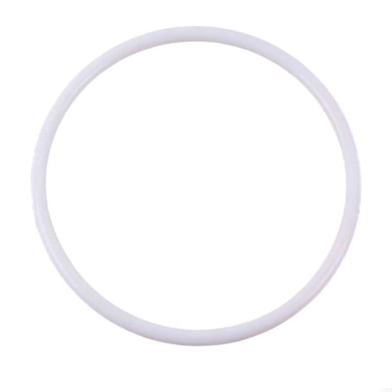 62KD DIY Craft Rings White Plastic Hoops for Wedding Clothing Jewelry Making Material