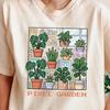 Pixel Garden 16-Bit Illustration T-Shirt | Houseplant Pixel Art Tee