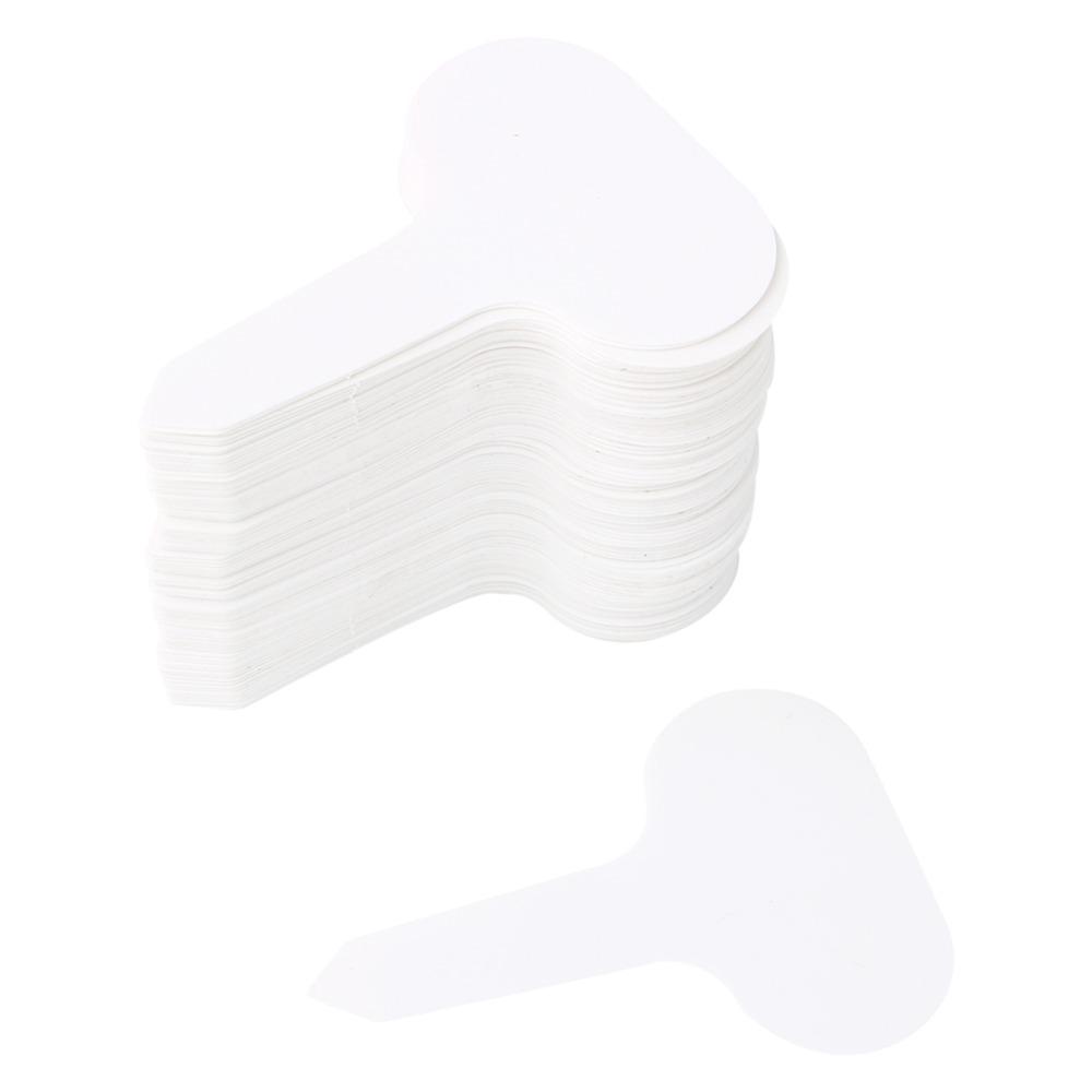 100pcs 5x7cm Plant Tags White Garden Labels Practical Plant Labels For Garden