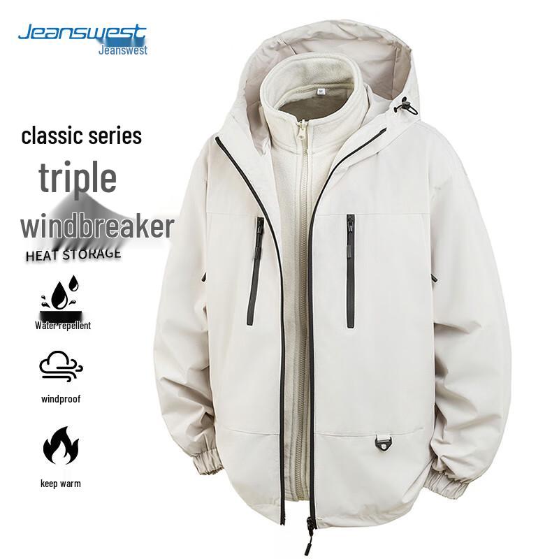 Jeanswest Couple s 3-in-1 Outdoor Windbreaker Jacket M