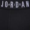 Jordan תחתונים בוקסר כותנה Flight (3 חבילות) תחתונים גבריים נושמים נמתחים שחורים JM0693-023