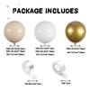 105pcs White Sand Gold Balloons Garland Arch Kit,Boho Wedding Baby Shower Anniversary Day Mother's Day Party Decorations