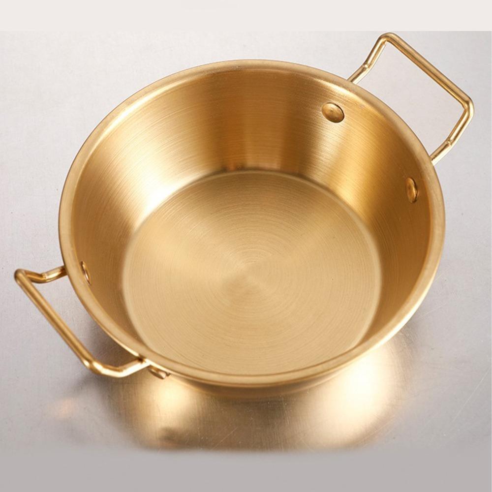 Rustless Steel Serving Bowl Round Deep Food Basin Practical Condiment Bowl Yogurt Containing