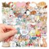 10/30/50pcs Transparent Cute Cat Cartoon Sticker Kawaii Animal Decals DIY Scrapbook Laptop Waterproof Aesthetic Graffiti Sticker