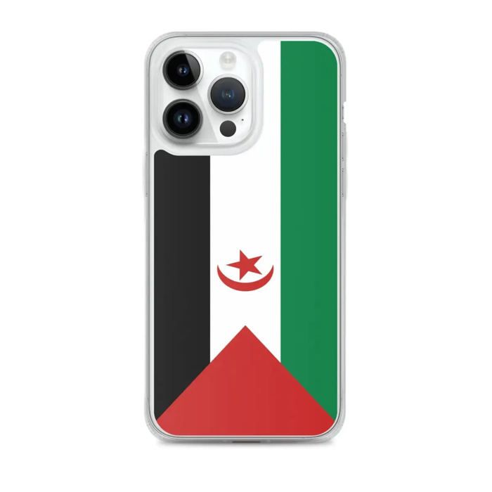 Coque Télephone Drapeau République Arabe Sahraouie Démocratique - iPhone 14 Pro Max