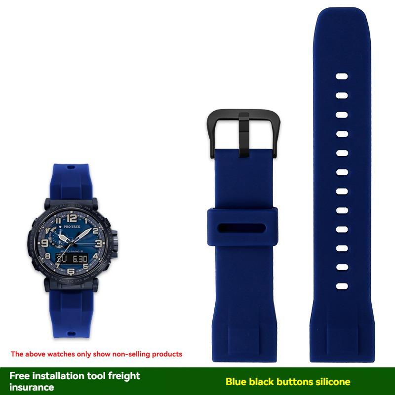 

23mm 24mm Men‘s titanium alloy Watchband for Casio watch PRG-600/650 PRW-6600 PRG-60/50//30/70Y Strap waterproof Bracelet 24mm