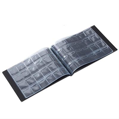 Myntsamlingshållare Bok för Samlare 240 Fickor Transparent PVC Penny Samlingsalbum