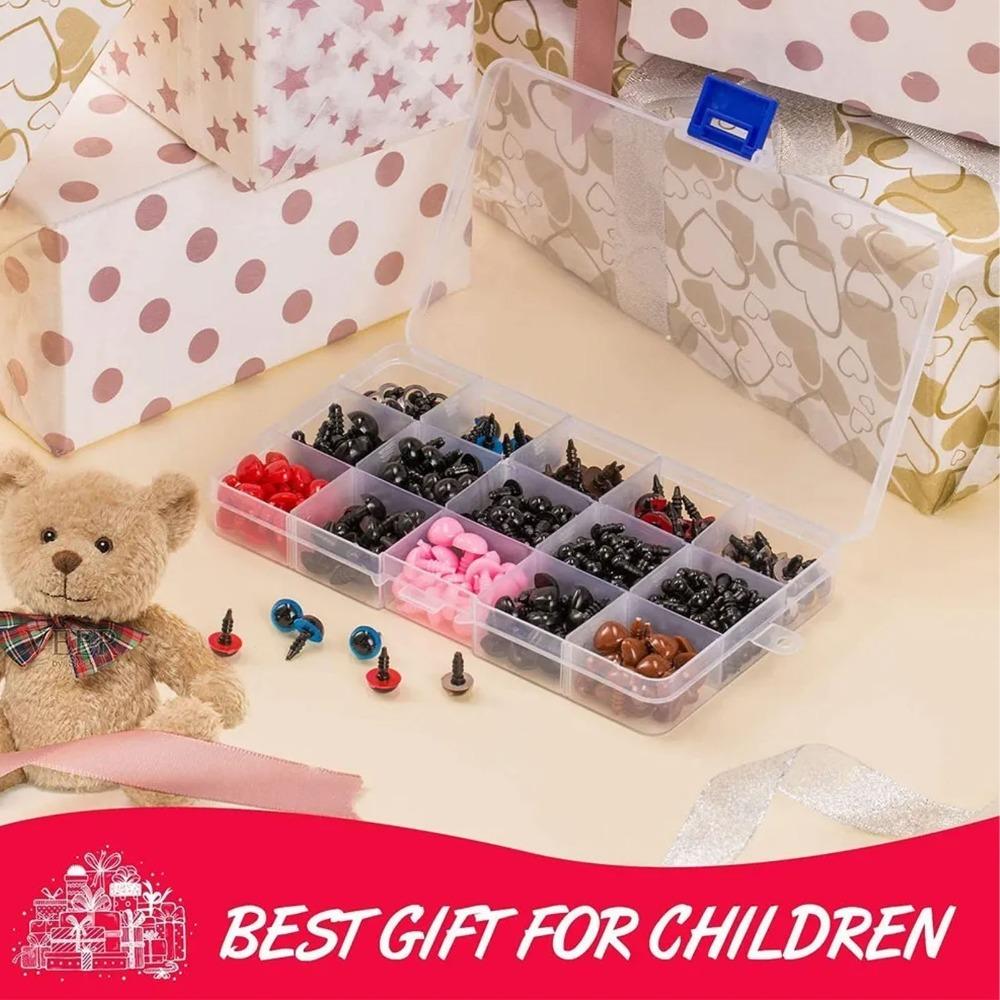 752pcs With Washers Resin Eyes Assorted Sizes Stuffed Animals Craft Resin Noses Plush Toy Making