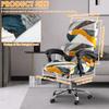 Office Chair Cover Stretch Printed Computer Desk Chair Cover With Zipper Anti Pilling Gaming Chair Protector for Home Decoration