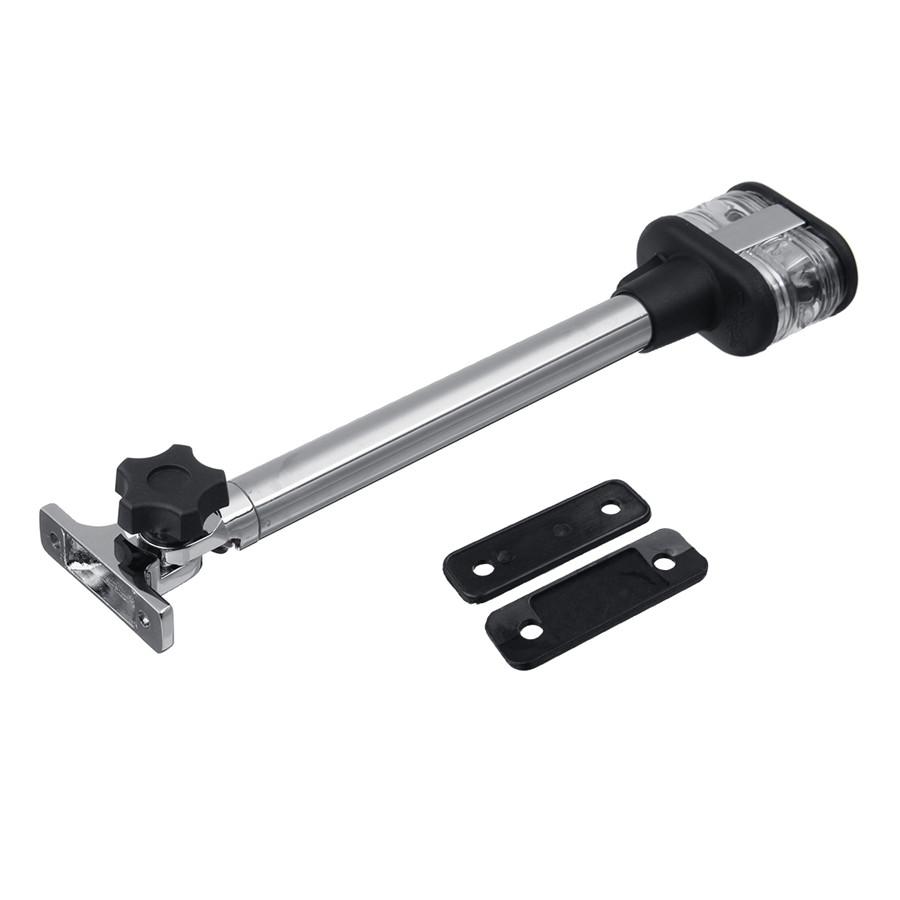 Fold Down Marine Boat Yacht 360° Navigation Light Stern Anchor Pole Lamp