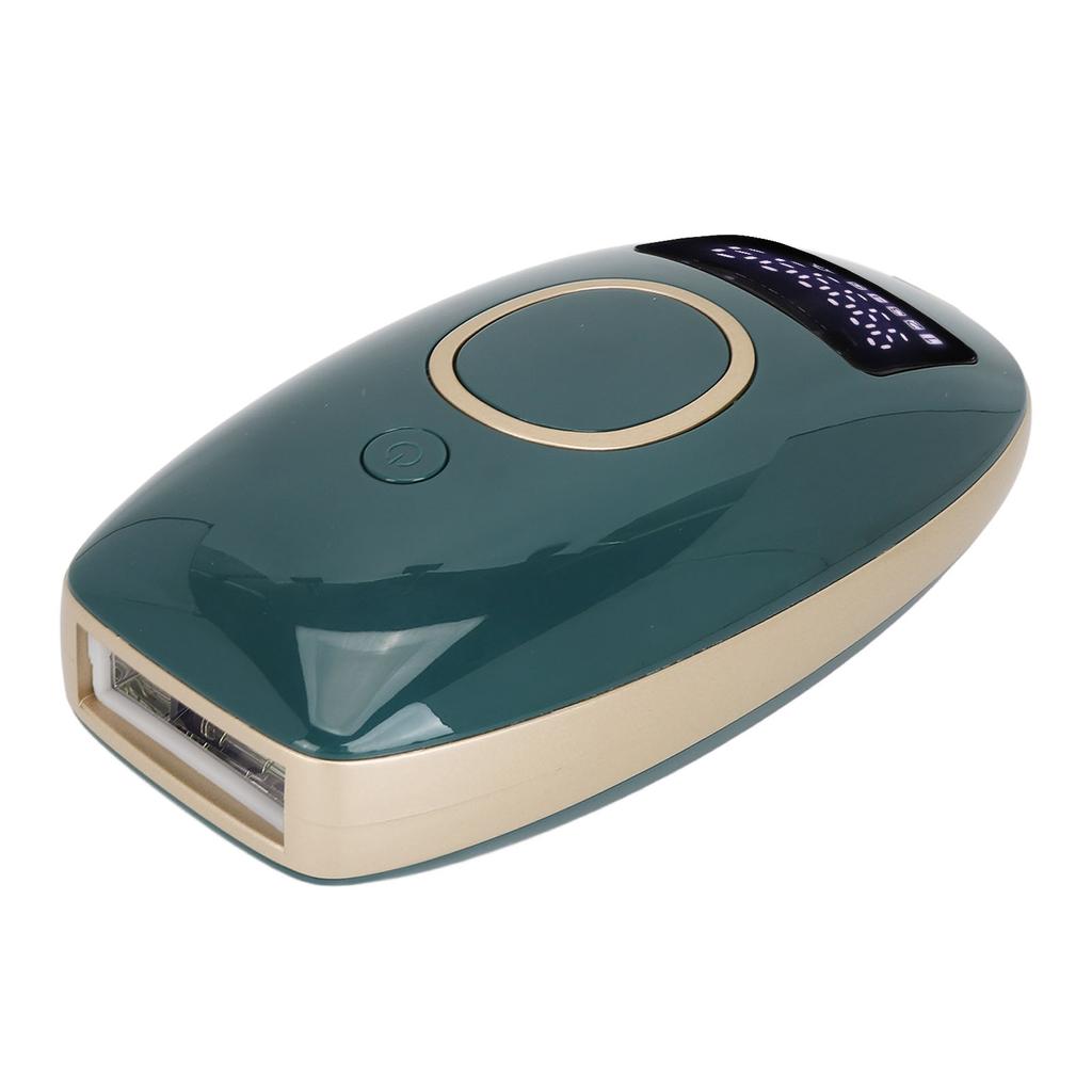 Hair Depilator Red Ray Cooling Portable IPL Hair Removal Device for Home Dark Green 100?240V