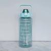 2L BPA-Free Water Bottle] 1pc PPSU Water Bottle with Time Marker, Straw & Handle - Large Capacity, BPA-Free Hydration Jug