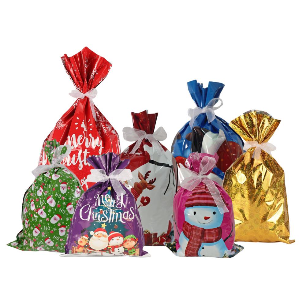 2025 Christmas Eve Drawstring Candy Gift Bag Set