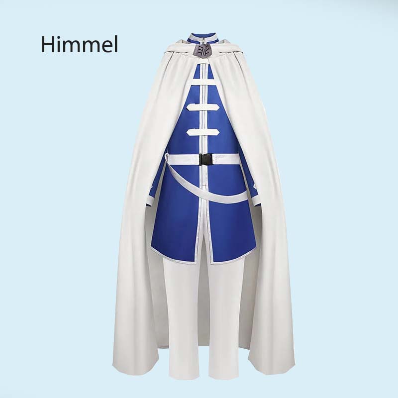Cosplay Frieren Anime Himmel Suit Outfits With Cloak And Belt For Halloween Party Himmel Costume