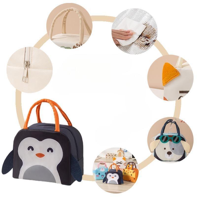 New Cute Pet Lunch Box - Portable Lunch Container for Office Workers - Handheld Outdoor Picnic Bag - Student Keep-Warm Bag