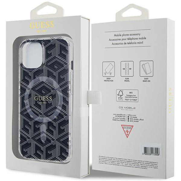 Guess Guhmp15Shgcustgk Iphone 15 / 14 / 13 6.1 Czarny/Black Hardcase Iml Gcube Magsafe