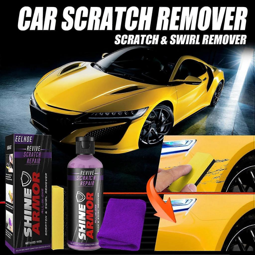 EELHOE ghqcj1216jw02 4oz Car Scratch Remover Repair Fluid Paint Surface Restoration Polishing Mainte