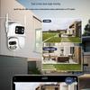 ICSEE 3-Lens 8x Zoom Wireless Outdoor 3K HD Surveillance Camera