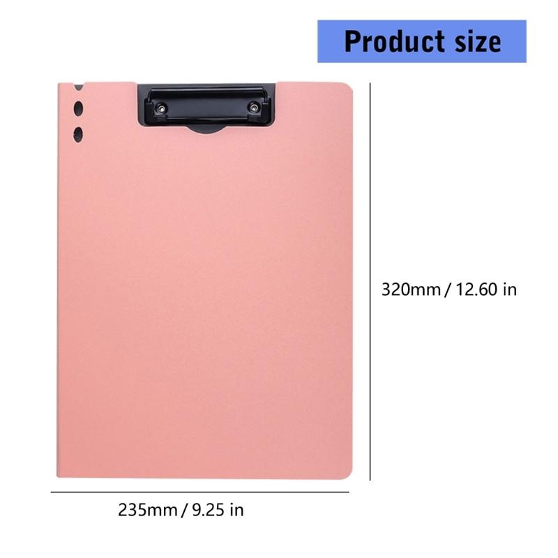 Document Organiser Clipboard Standard Size Flipping Clipboard 9.25x12.59Inch File Organiser with Writing Board